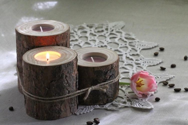 Bougeoirs DIY - idées photo