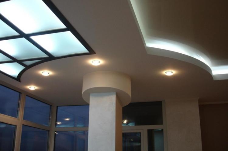 Cloison sèche - Types de faux plafonds