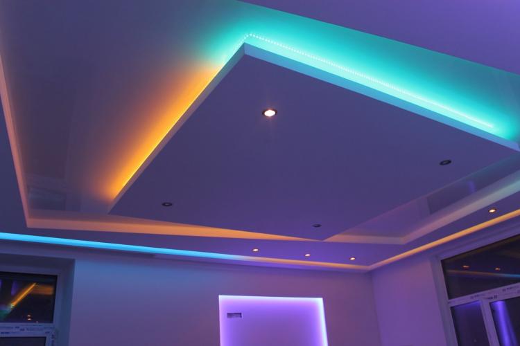 Bandes LED - Eclairage et éclairage de plafond en plaques de plâtre