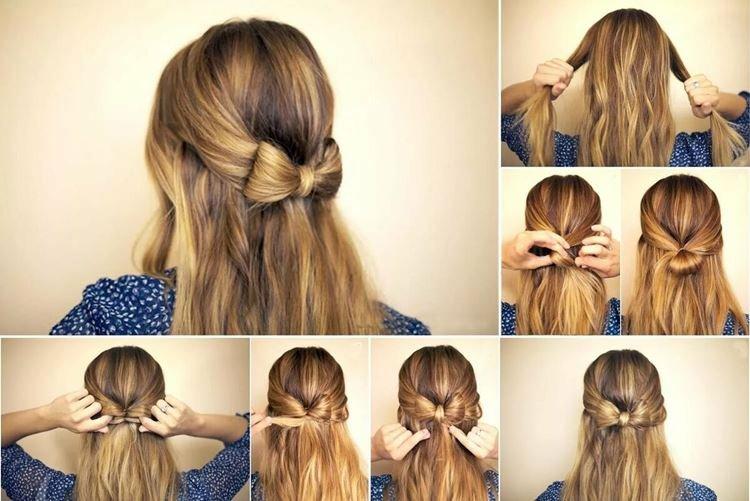 Bow - Coiffures pour tous les jours pour cheveux mi-longs