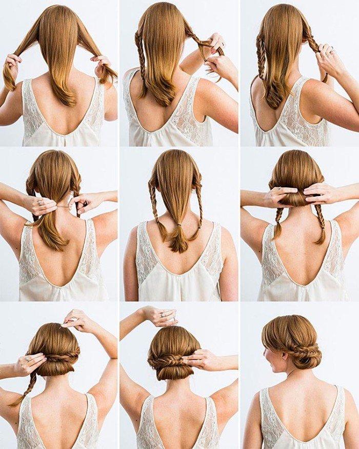 Coiffure romantique du nouvel an - Coiffures pour le nouvel an 2021 pour cheveux mi-longs