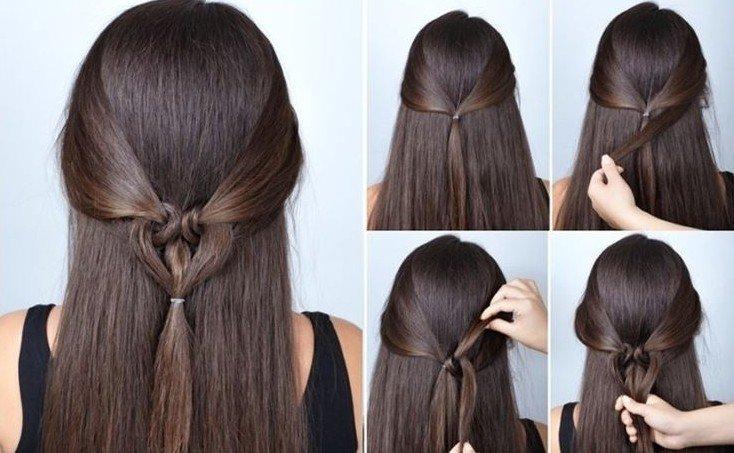 Malvinka avec un coeur - Coiffures à l'école pour les adolescents