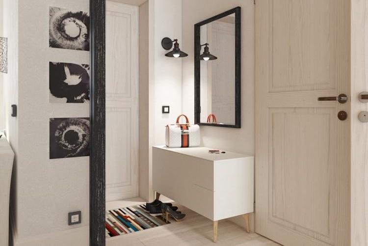 Couloir dans un style moderne - idées de design photo