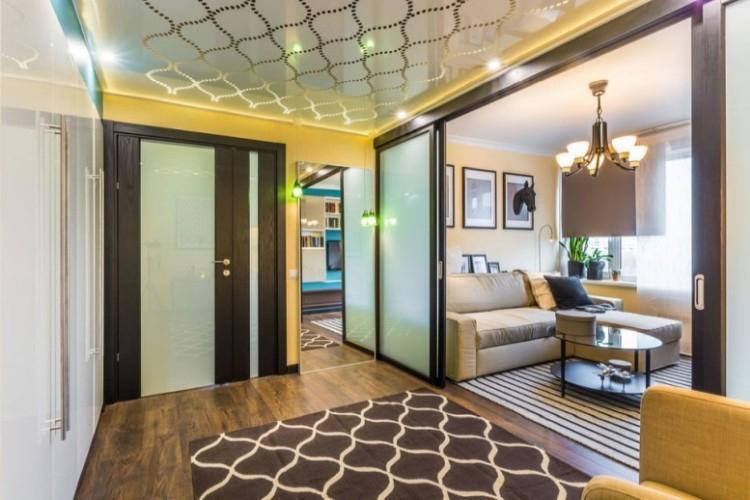 Couloir dans un style moderne - idées de design photo