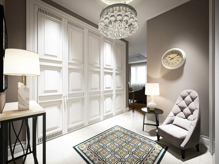 Projet de conception d'un appartement à Moscou