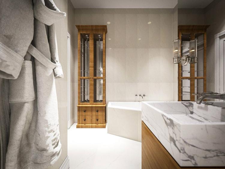 Projet de conception d'un appartement à Moscou