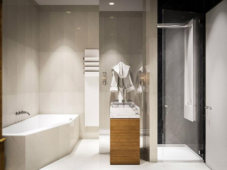 Projet de conception d'un appartement à Moscou