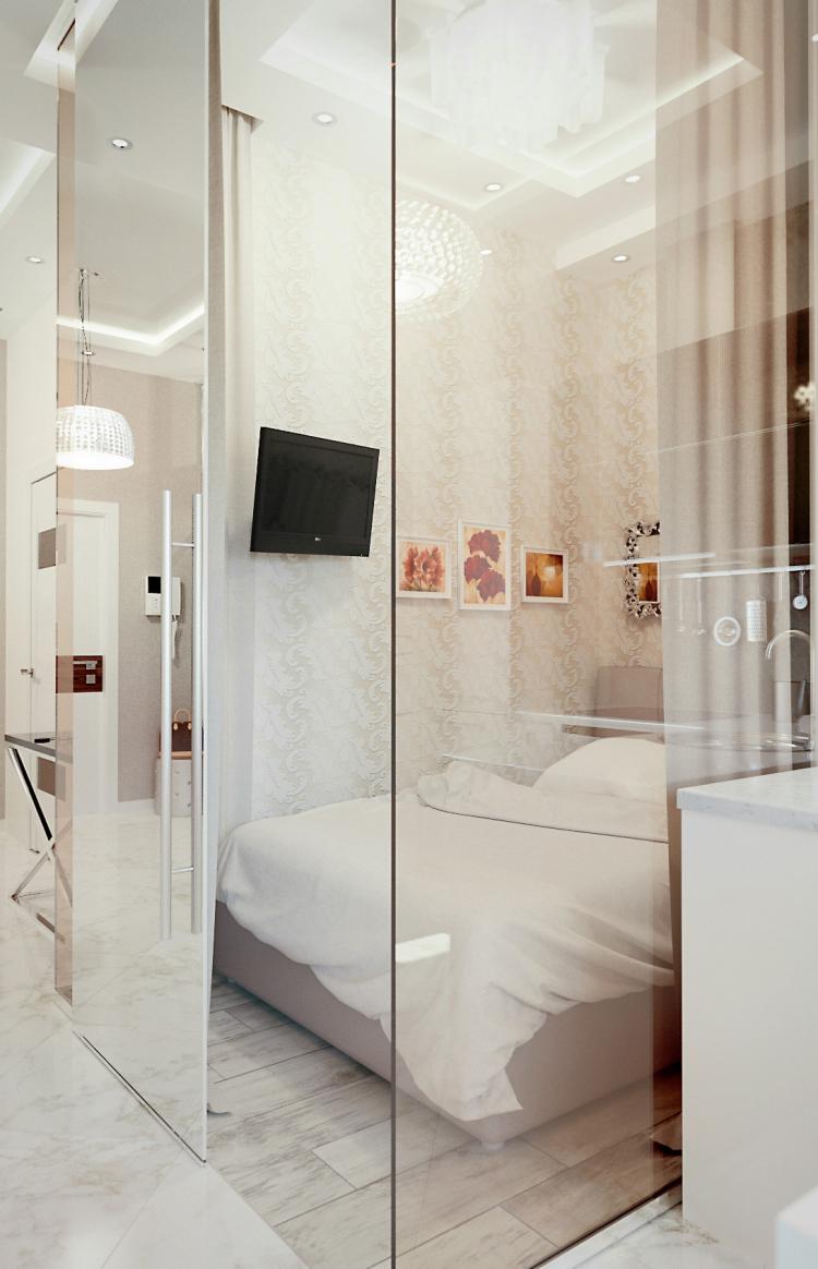 Projet d'appartement 45 m² dans le complexe résidentiel Putilkovo