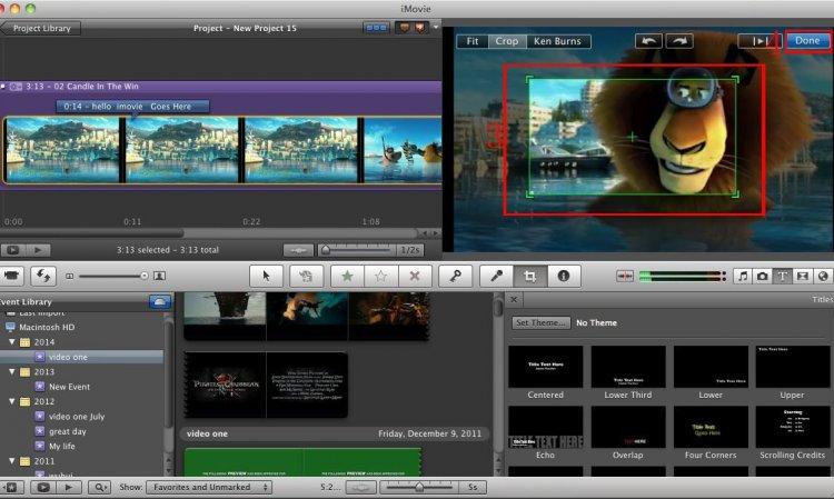 iMovie - Logiciel de montage vidéo