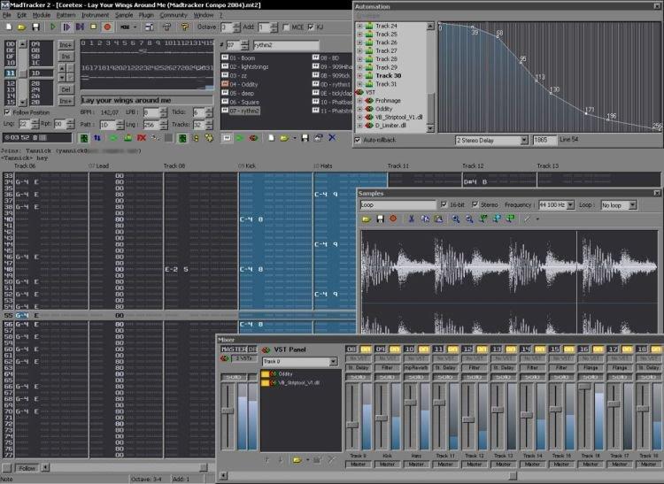 MadTracker - téléchargement de logiciel de création musicale