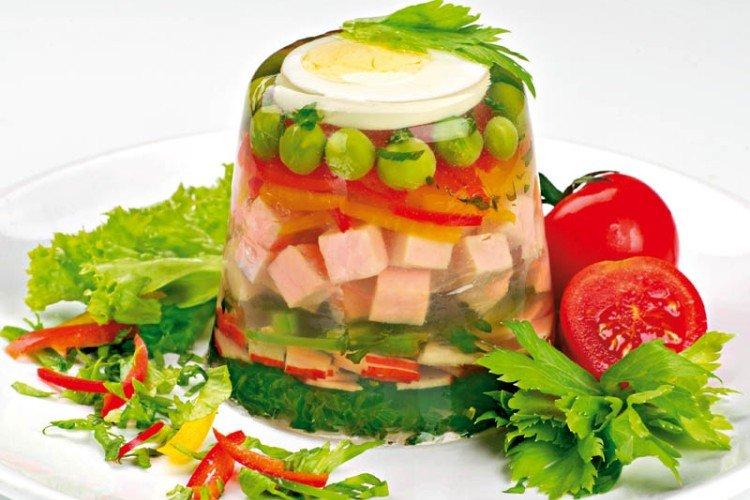 Salade de gelée de légumes - Salades simples et délicieuses pour toutes les occasions