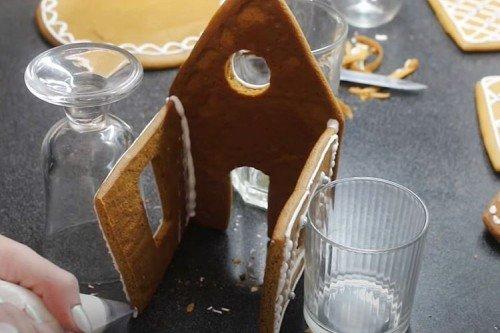 Maison en pain d'épice au miel DIY - recette étape par étape