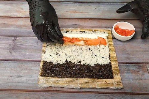 Rouleaux de tempura frits à la maison - une recette étape par étape