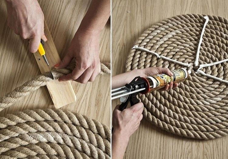 Sous-verres pour corde chaude - Artisanat pour la maison