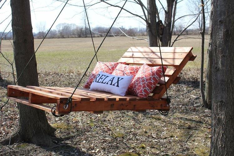Swing - Mobilier de jardin en palettes pour chalets d'été