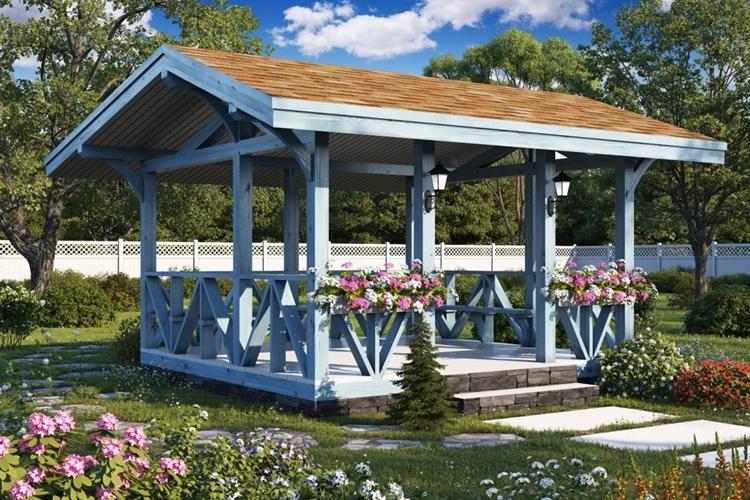 Gazebos de jardin en bois