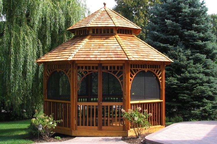 Gazebos de jardin en bois