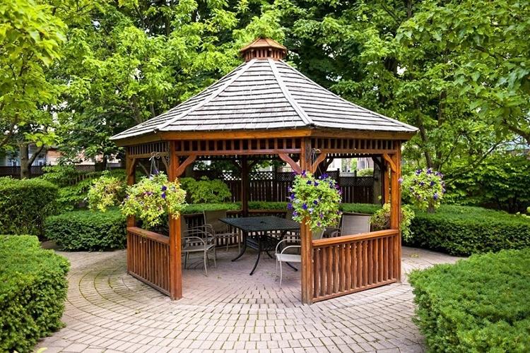 Gazebos de jardin en bois