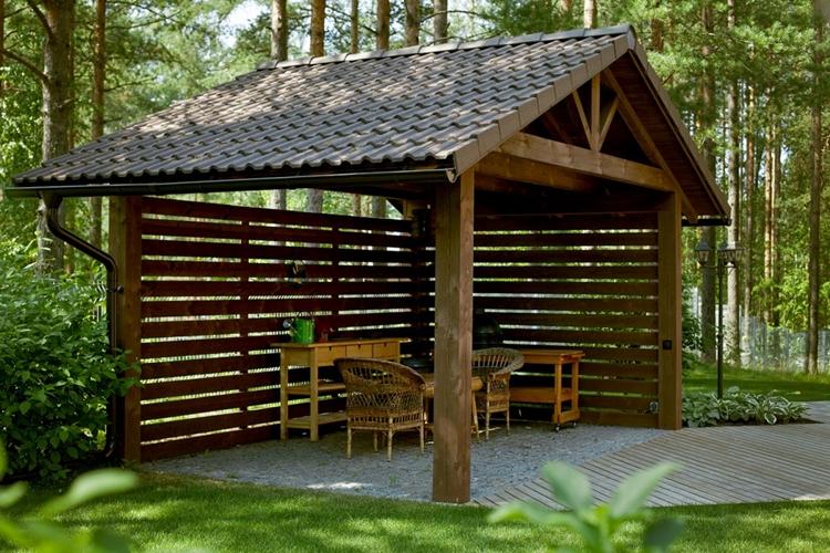 Gazebos de jardin en bois