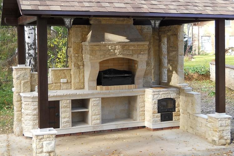 Gazebos de jardin en pierre