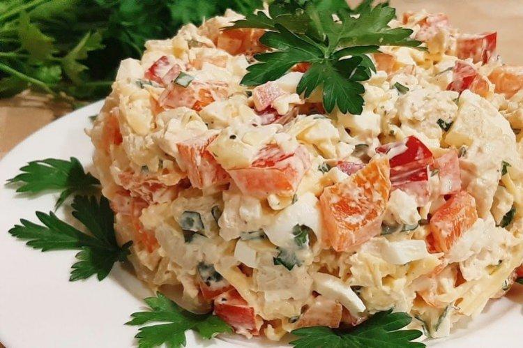 Salade de poulet et ananas Caprice d'automne - recettes