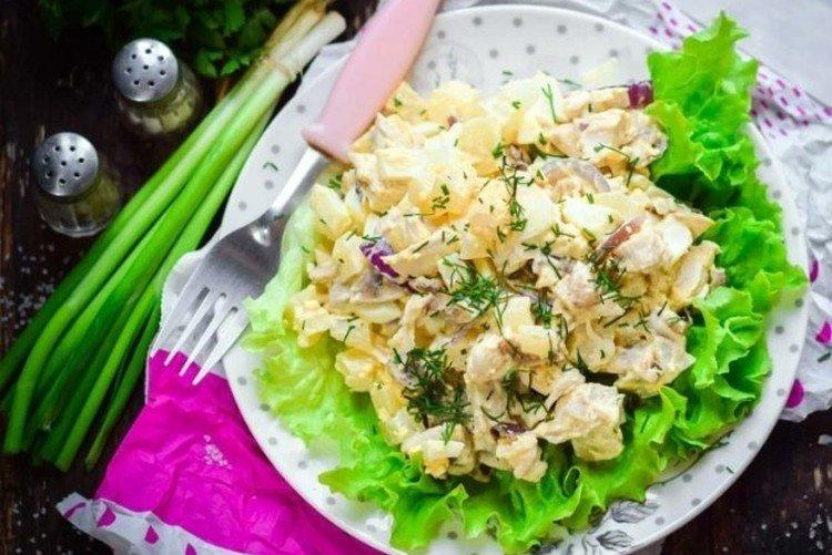 Salade de poulet et ananas Pré vert - recettes
