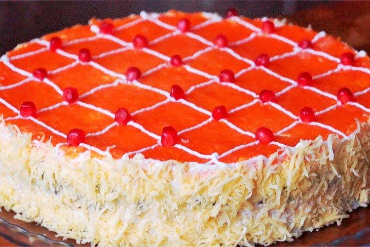 Salade d'anniversaire aux noix - recettes