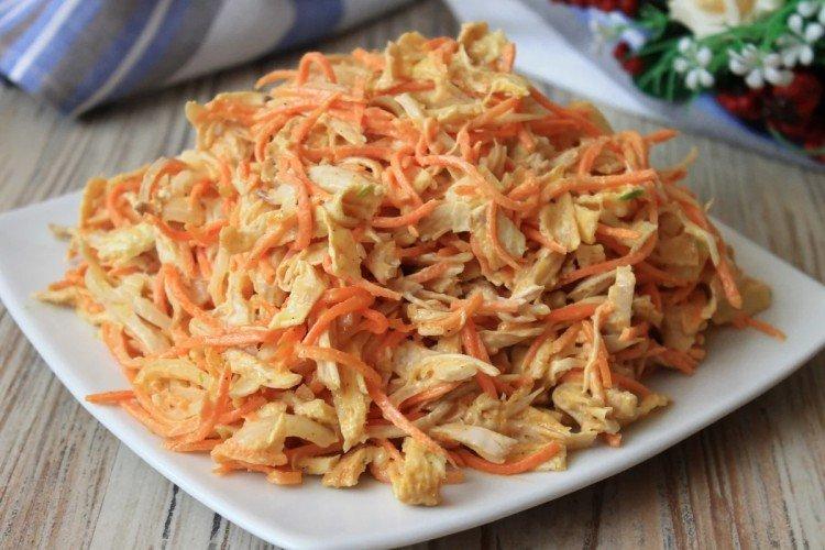 Salade coréenne de carottes et pommes de terre - recettes