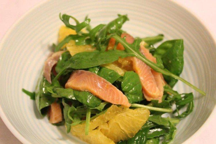 Salade de poisson rouge et oranges - recettes