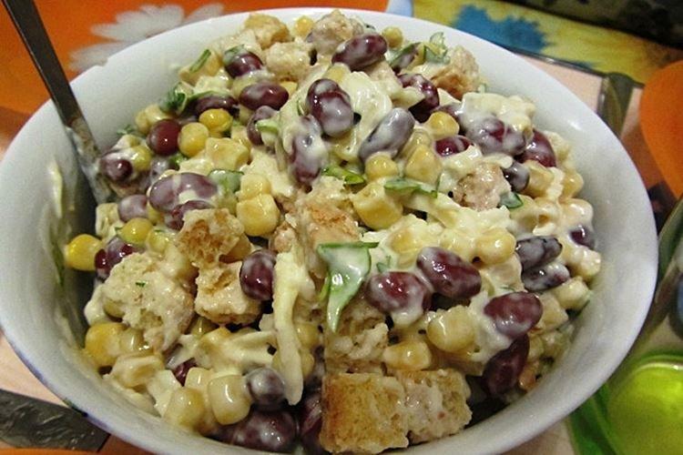 Salade de maïs et haricots rouges - recettes