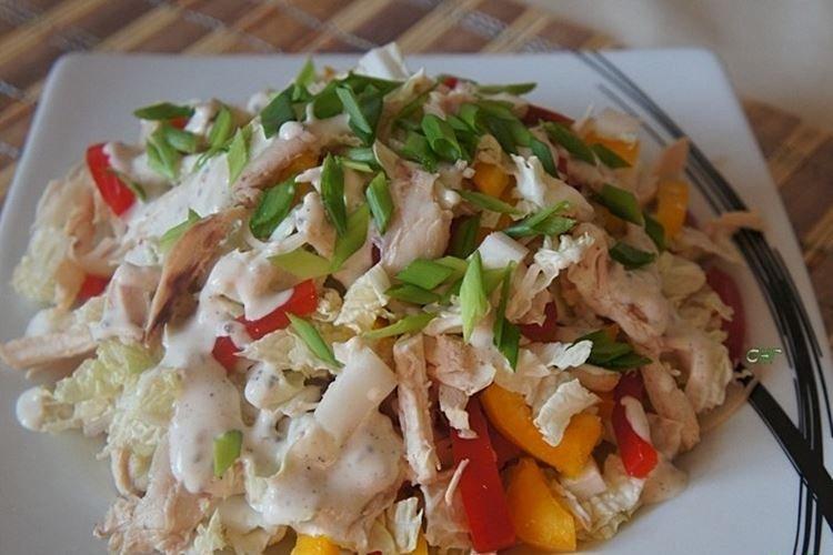 Salade de poulet et poivrons - recettes