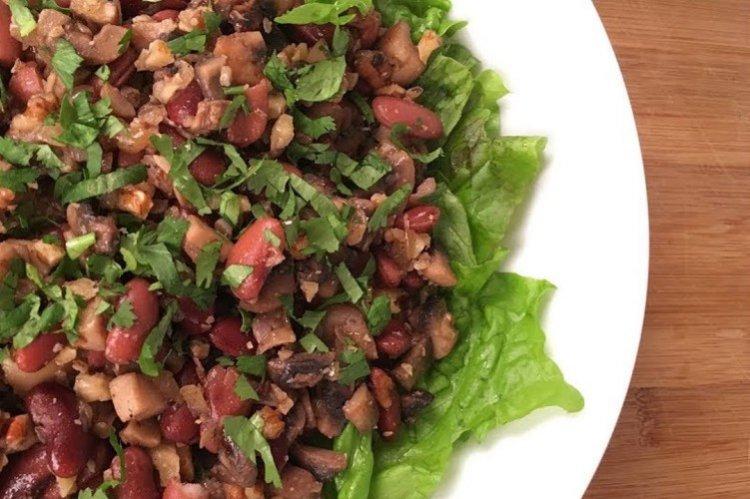 Salade aux champignons et piments forts - recettes