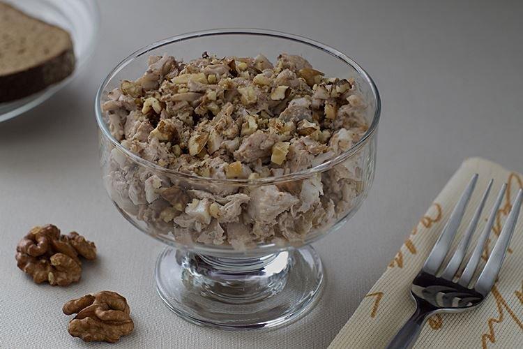 Salade de champignons et noix - recettes