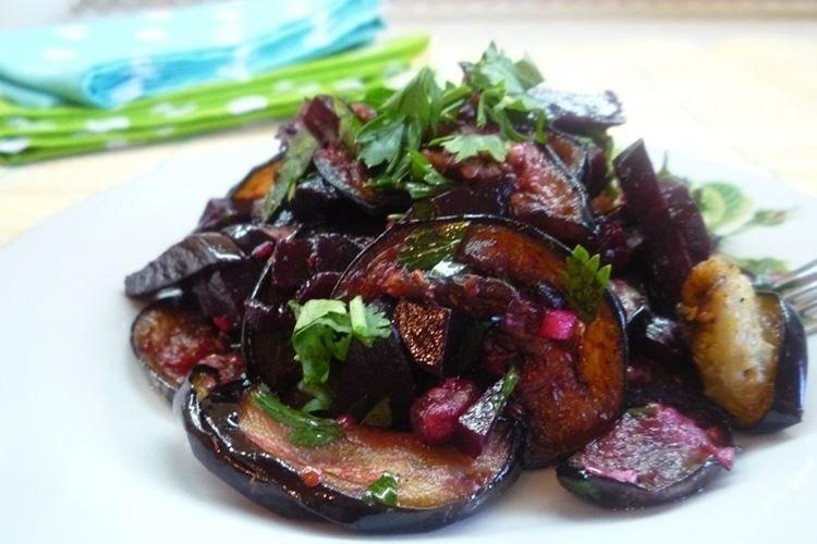 Salade de betteraves et d'aubergines - recettes