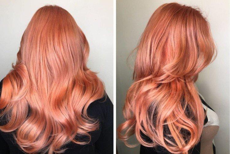 Blorange ou blond orangé - la couleur de cheveux la plus en vogue 2020-2021