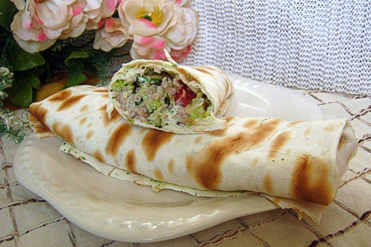 Shawarma à la dinde à la maison - recettes