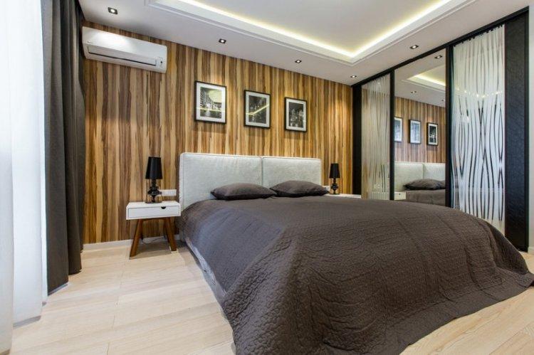 Armoire coulissante dans la chambre - modèles et photos