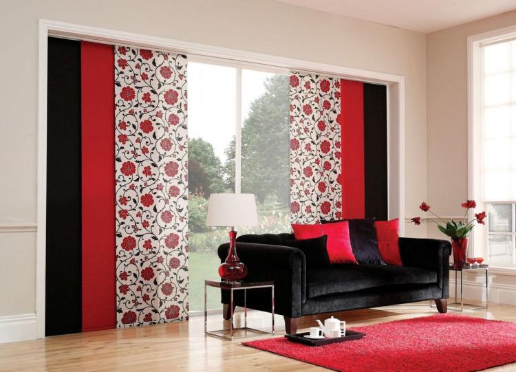 Rideaux japonais - Types de rideaux pour le salon