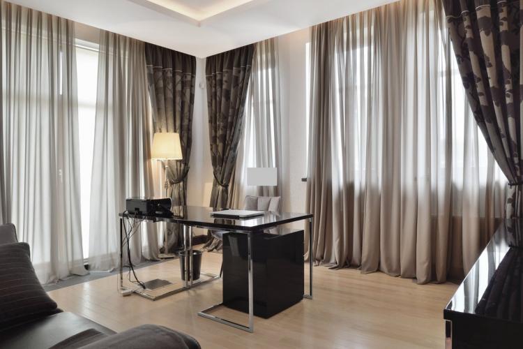 Rideaux pour le salon - photo