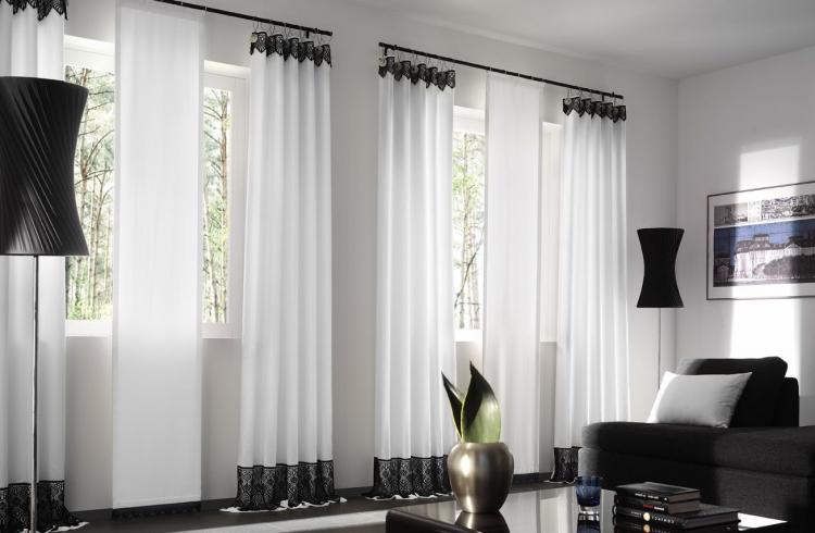 Rideaux pour le salon - photo