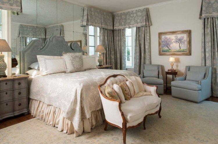 Rideaux français - Types de rideaux pour la chambre