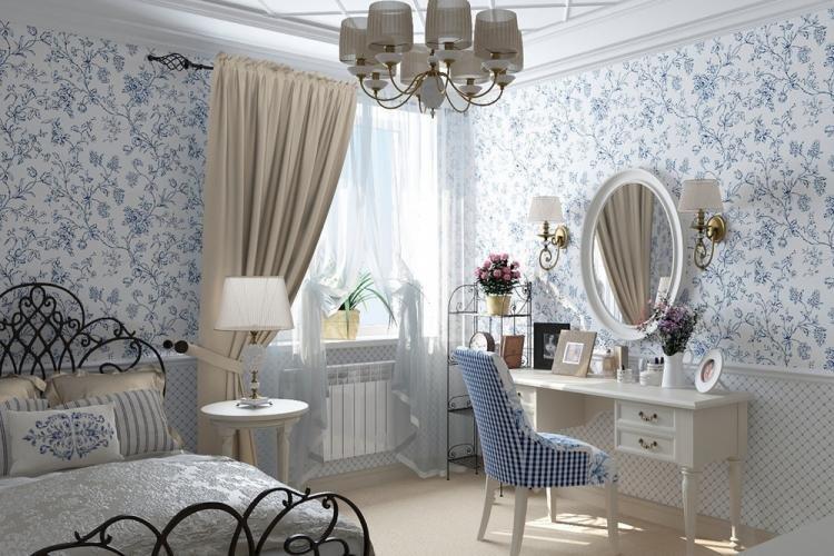 Rideaux de style provençal pour la chambre