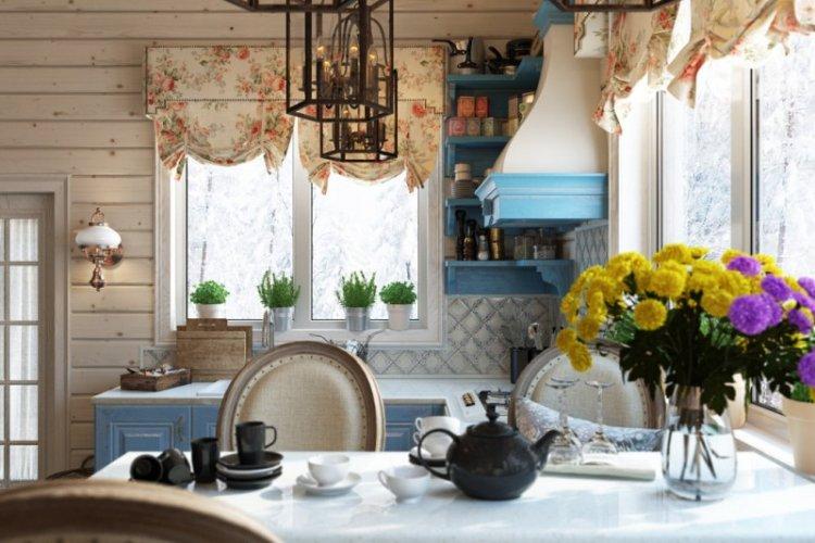 Caractéristiques - Rideaux de style provençal