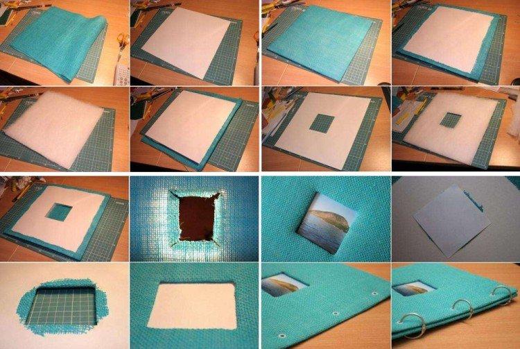 Album sur bagues - scrapbooking pour débutants