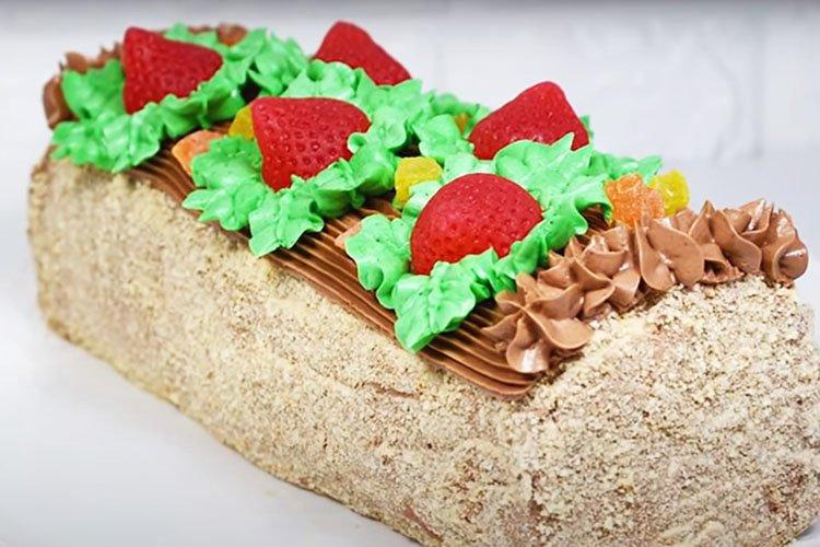 Gâteau soviétique Fairy Tale - une recette étape par étape avec une photo
