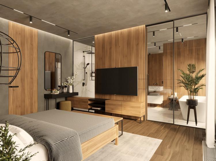 Chambre Seul avec la mer - design d'intérieur