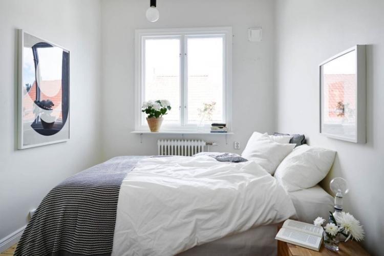 Lit - Chambre à coucher de style scandinave