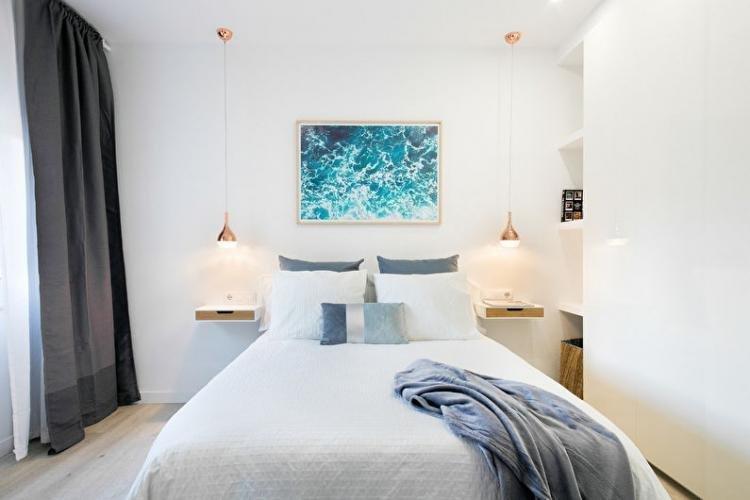 Petite chambre de style scandinave - photo design d'intérieur