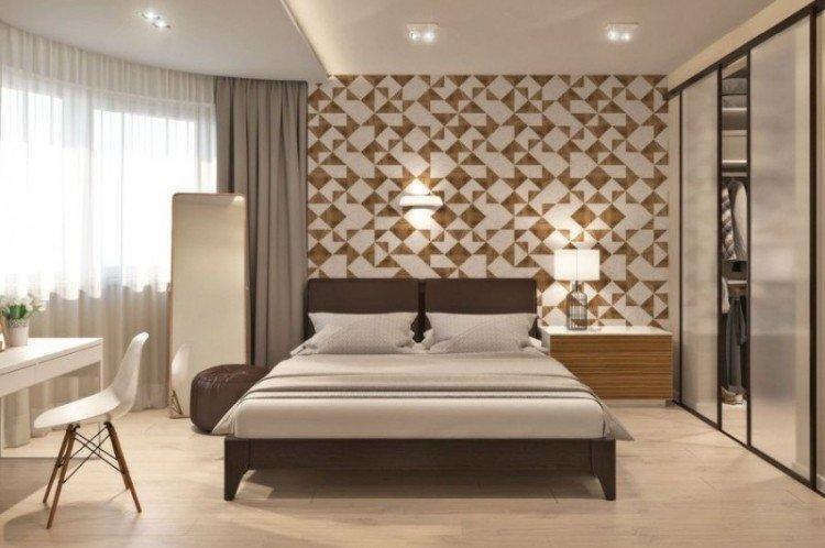 Lit - Conception de chambre dans un style moderne