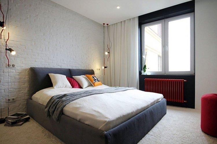Chambre lumineuse dans un style moderne - conception de photo